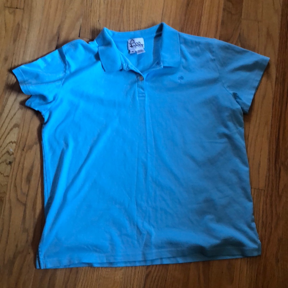 XL Blue Lilly Pulitzer polo